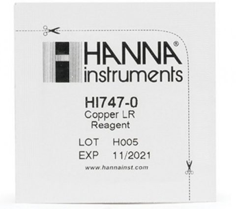 Hanna Checker Copper Low Range HI-747-25 Reagents (100 Tests) - Blue Touch Aquatics