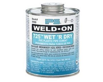 Wet R Dry Tin of Solvent Weld Glue - Blue Touch Aquatics