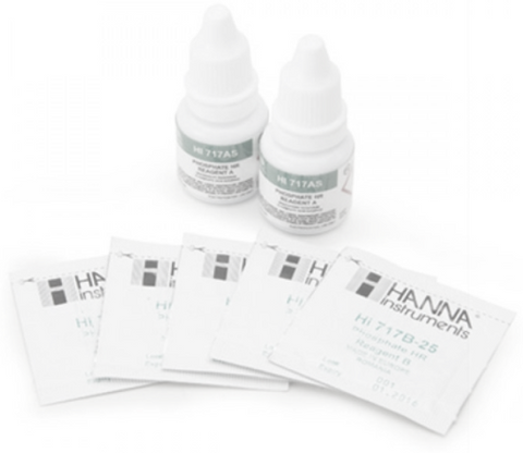 Hanna Checker Phosphate HR HI-717-25 Reagents (100 Tests) - Blue Touch Aquatics