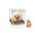 Biorb Cube 30 Clear Aquarium MCR LED - Blue Touch Aquatics