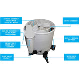 Evolution Aqua Eazy (Easy) Pod Air With Air Pump Pond and Koi Filter System - Blue Touch Aquatics