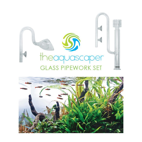 The Aquascaper Glass Pipework Set - Blue Touch Aquatics